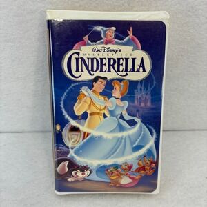 Cinderella VHS Tape Masterpiece Collection Movie Walt Disney's (clamshell)
